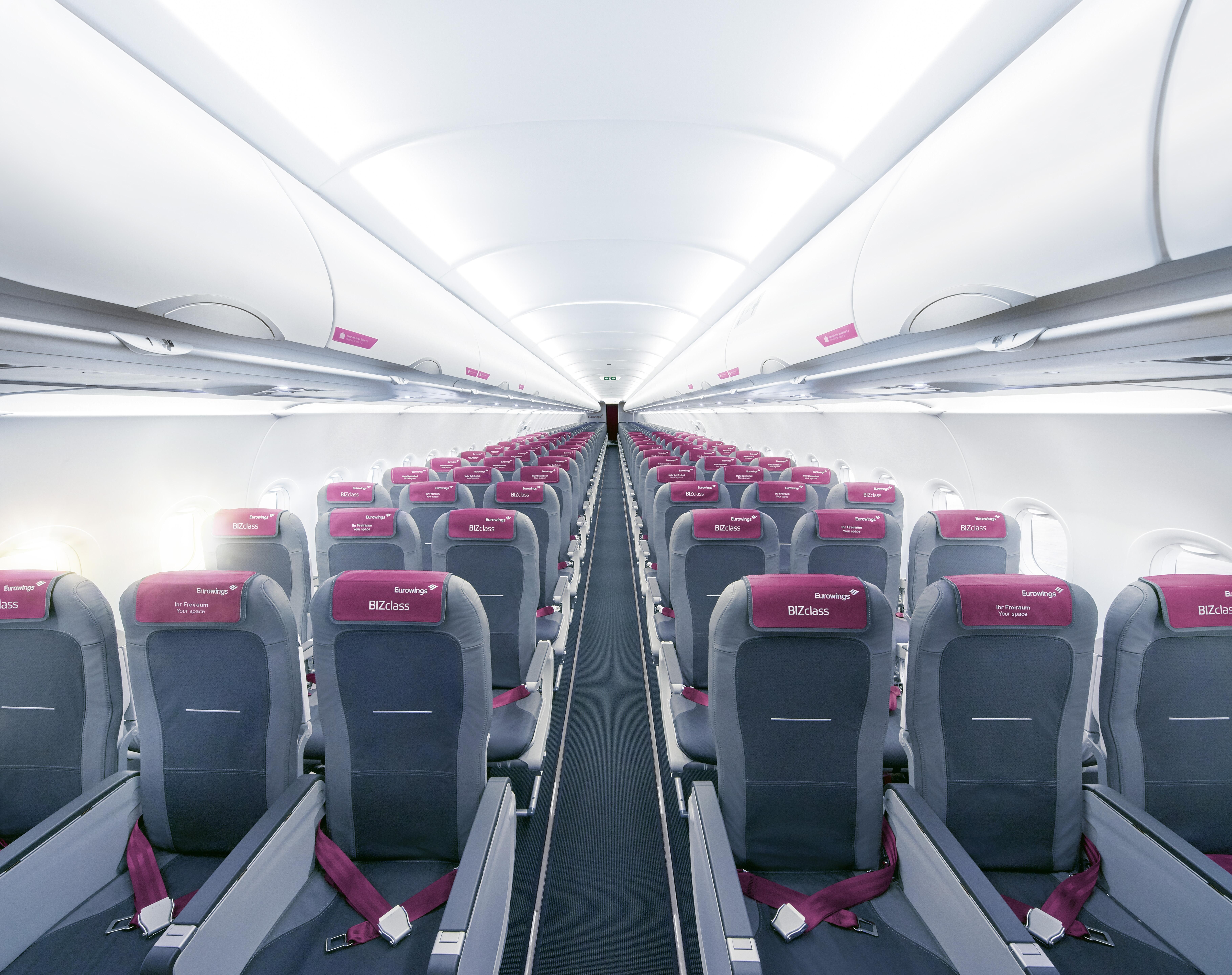 BIZclass - trayectos de corta y media distancia - Eurowings
